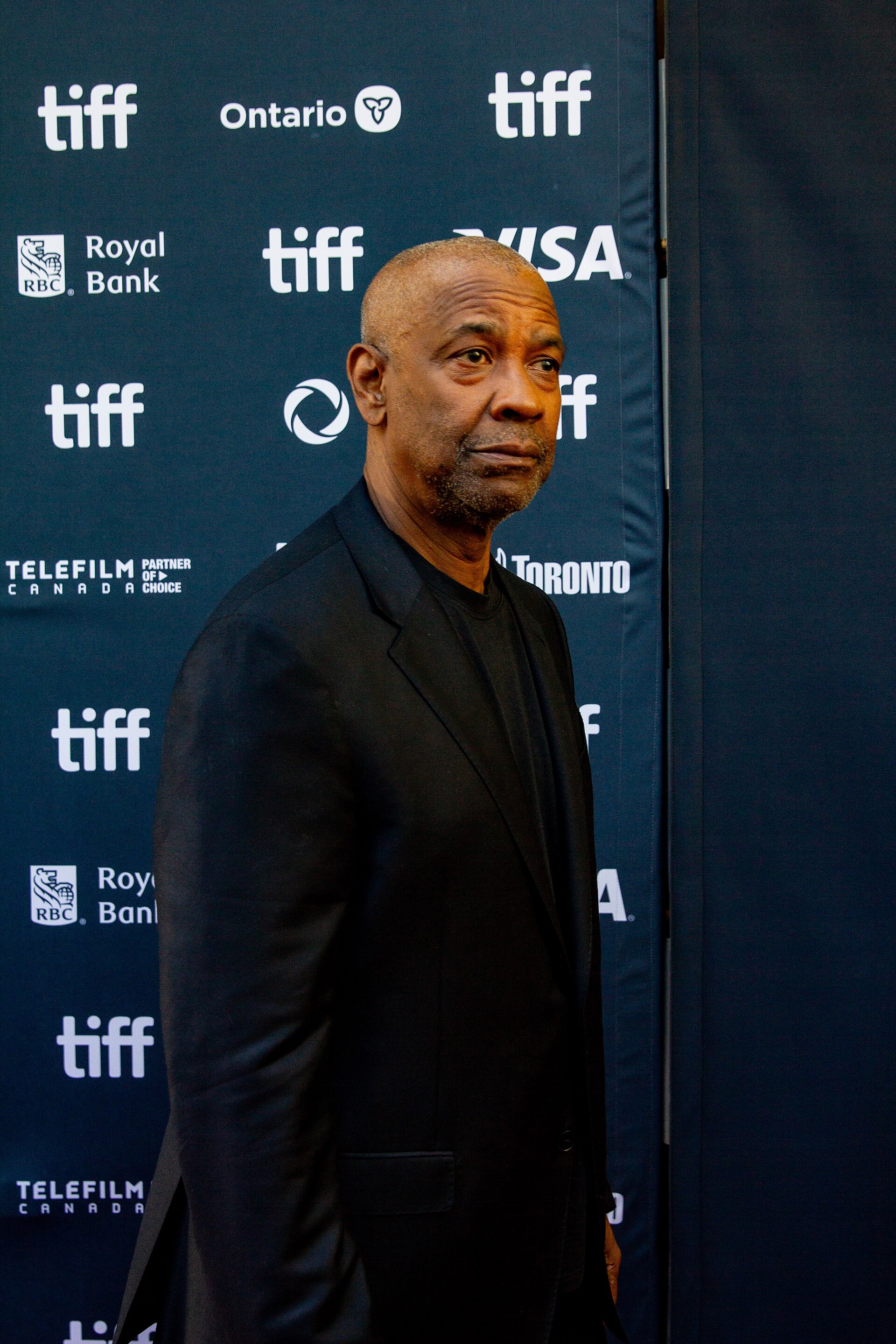 Denzel Washington at the 2024 Toronto International Film Festival (TIFF) for the movie The Piano Lesson.
