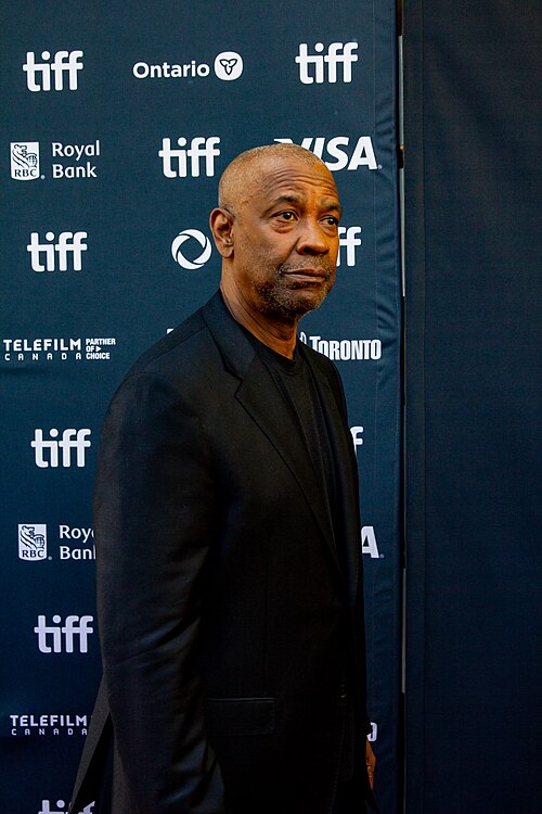 Denzel Washington at the 2024 Toronto International Film Festival (TIFF) for the movie The Piano Lesson.