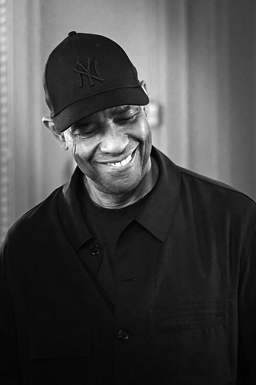 Denzel Washington at the unveiling of his Sardi's portrait, 2025