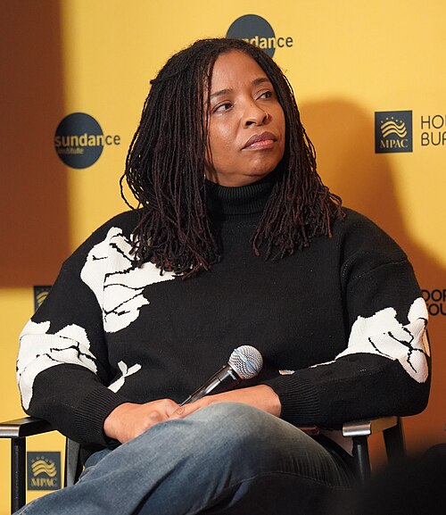 Desha Dauchan, director, speaking on Intersectional Muslim Stories panel at The Muslim House, Sundance, Park City UT. Jan 26, 2026