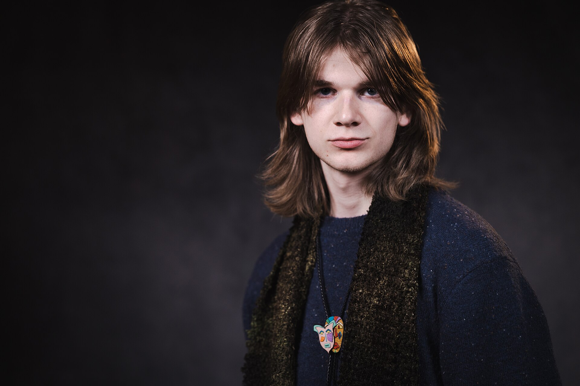 Dexter Farren Haag portrait at WikiPortraits Studio at Sundance 2025