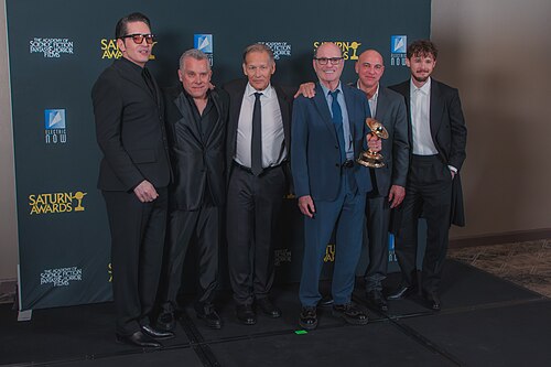 David Dastmalchian, Scott Reynolds, James Remar, Clyde Phillips, Marcos Siega, and Jack Alcott at the 53rd Saturn Awards