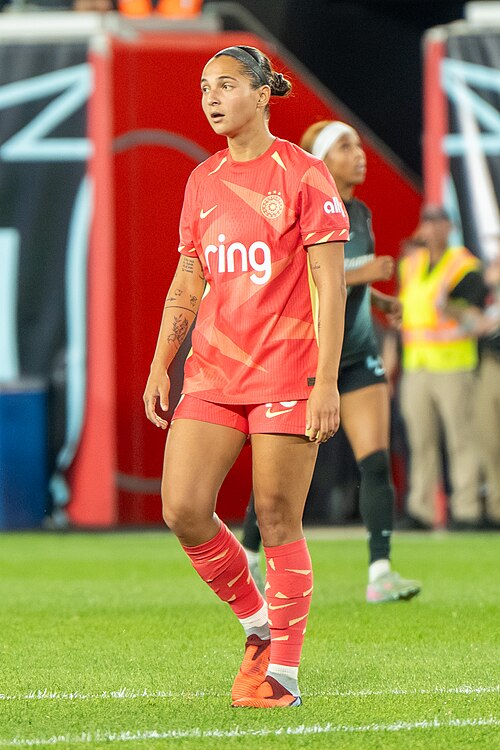 Deyna Castellanos during Gotham FC vs Portland Thorns FC on 26 Sep 2025