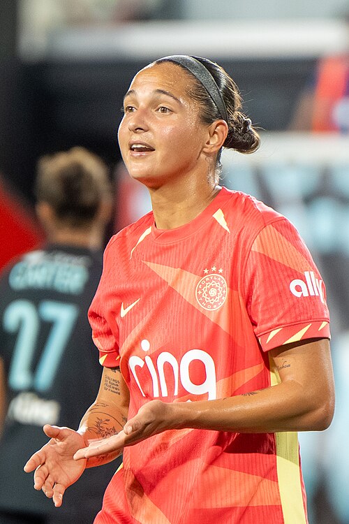 Deyna Castellanos during Gotham FC vs Portland Thorns FC on 26 Sep 2025
