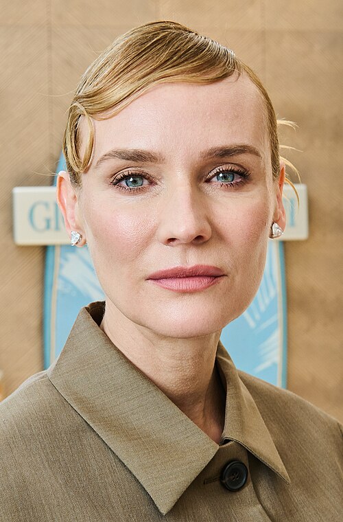Diane Kruger stands for a portrait in outside the Giorgio Armani store during Cannes Film Festival 2024