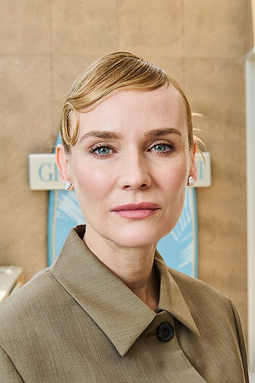 Diane Kruger stands for a portrait in outside the Giorgio Armani store during Cannes Film Festival 2024