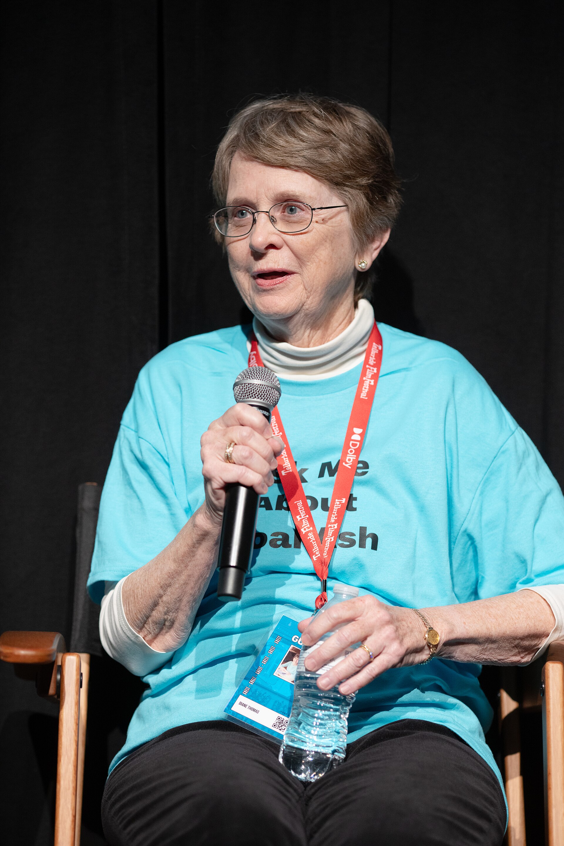 Diante Thomas, co-founder of Coal Ash Action Group, at 2025 Telluride Film Festival