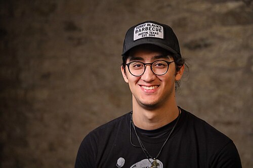 Diego D'Gyves at SXSW in March 2024. Taken as part of the WikiPortraits project.