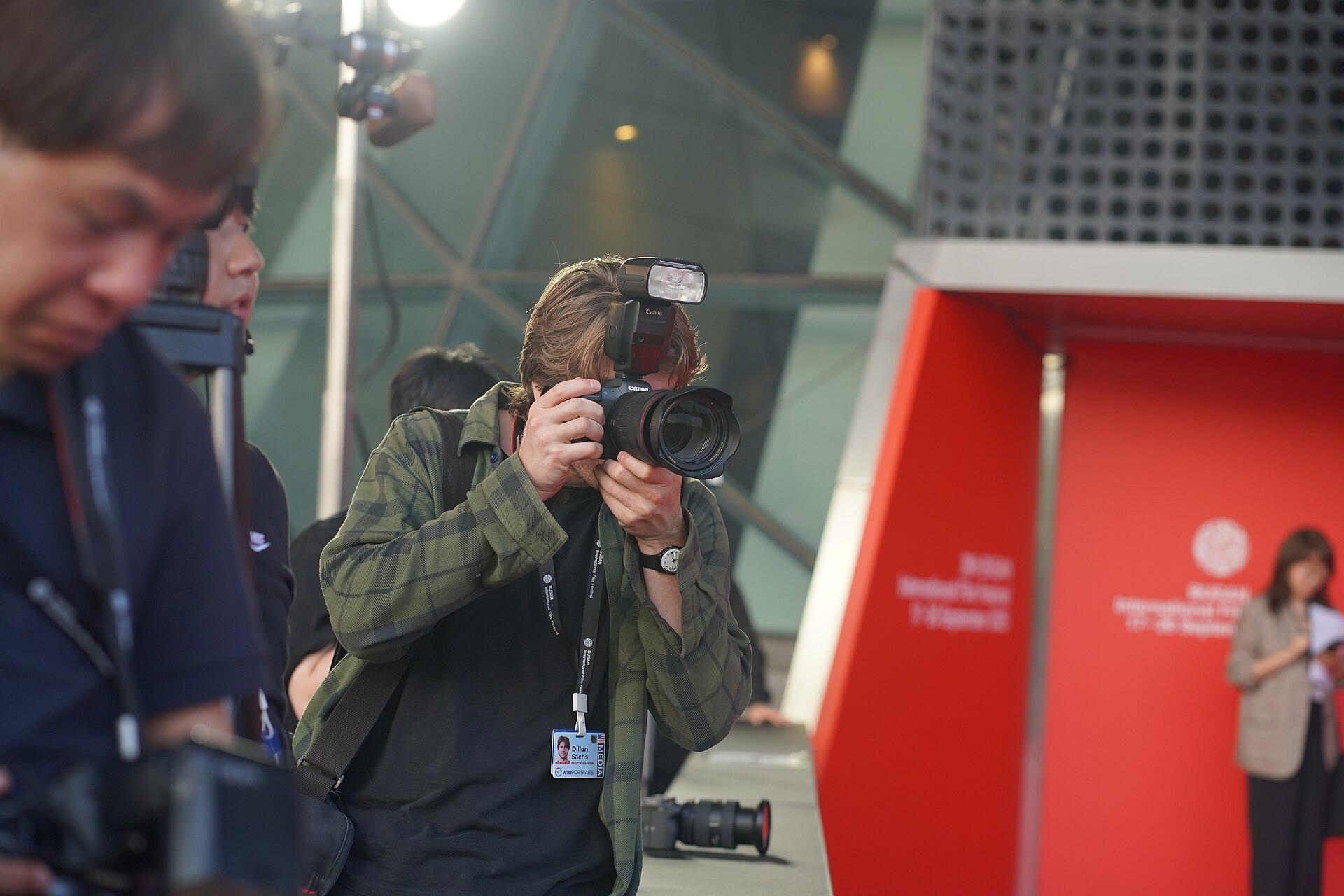 Dillon Sachs at the closing ceremony for the Busan International Film Festival 2025 for WikiPortraits