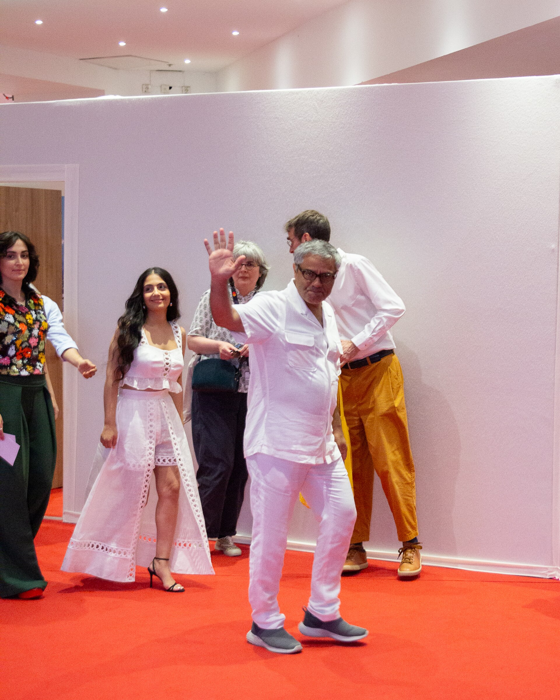 Director Mohammad Rasoulof at 2024 Cannes Film Festival with the film The Seed of The Sacred Fig