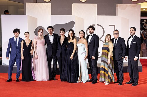 Cast and Crew Diva Futura at the 2024 Venice Film Festival