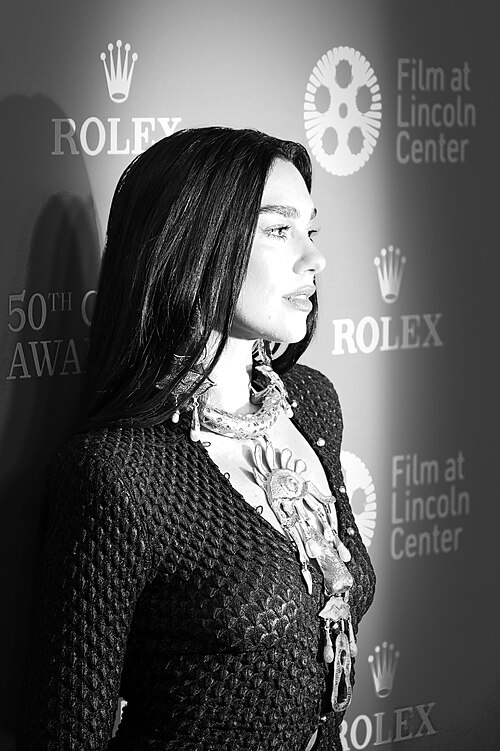 Dua Lipa at the 50th Annual Chaplin Awards Gala, Alice Tully Hall, 2025