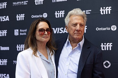 Dustin Hoffman, actor, and guest at the 2025 Toronto International Film Festival (TIFF) for the movie Tuner.