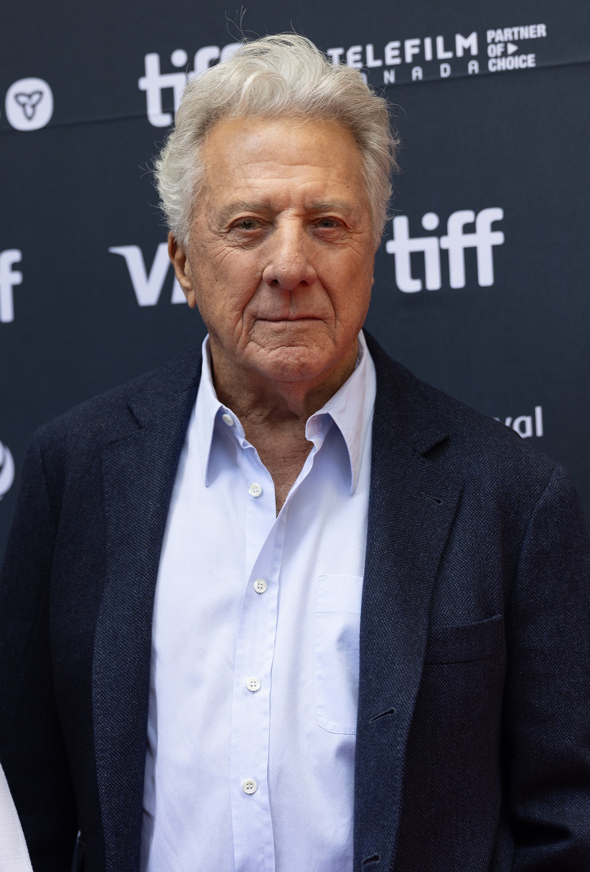 Dustin Hoffman, actor, at the 2025 Toronto International Film Festival (TIFF) for the movie Tuner.