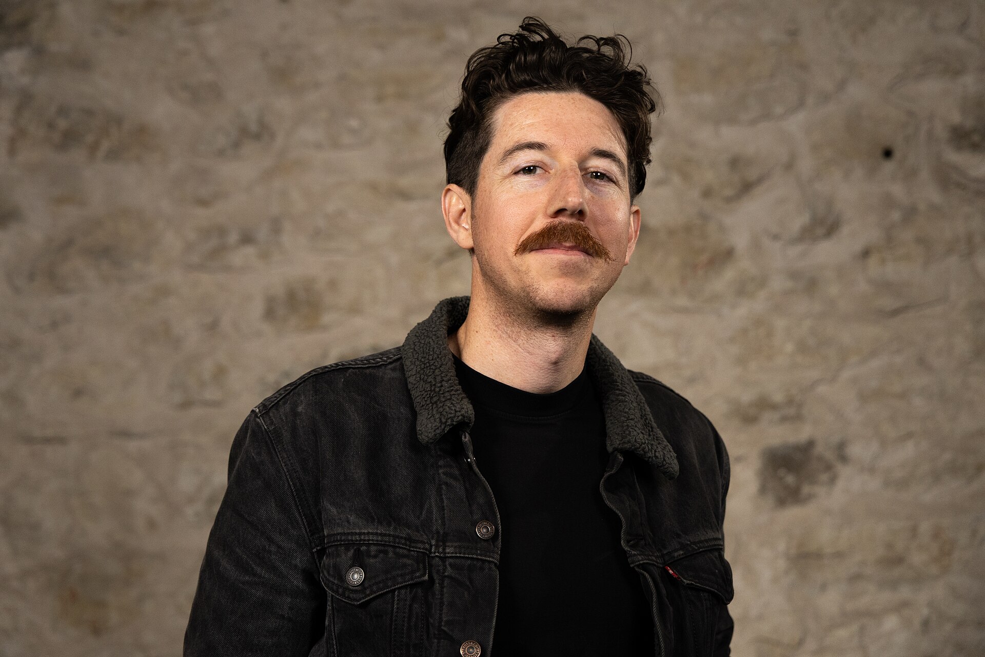 Dustin K Supencheck, Director of Photography, at the WikiPortraits studio at the 2025 SXSW Festival.