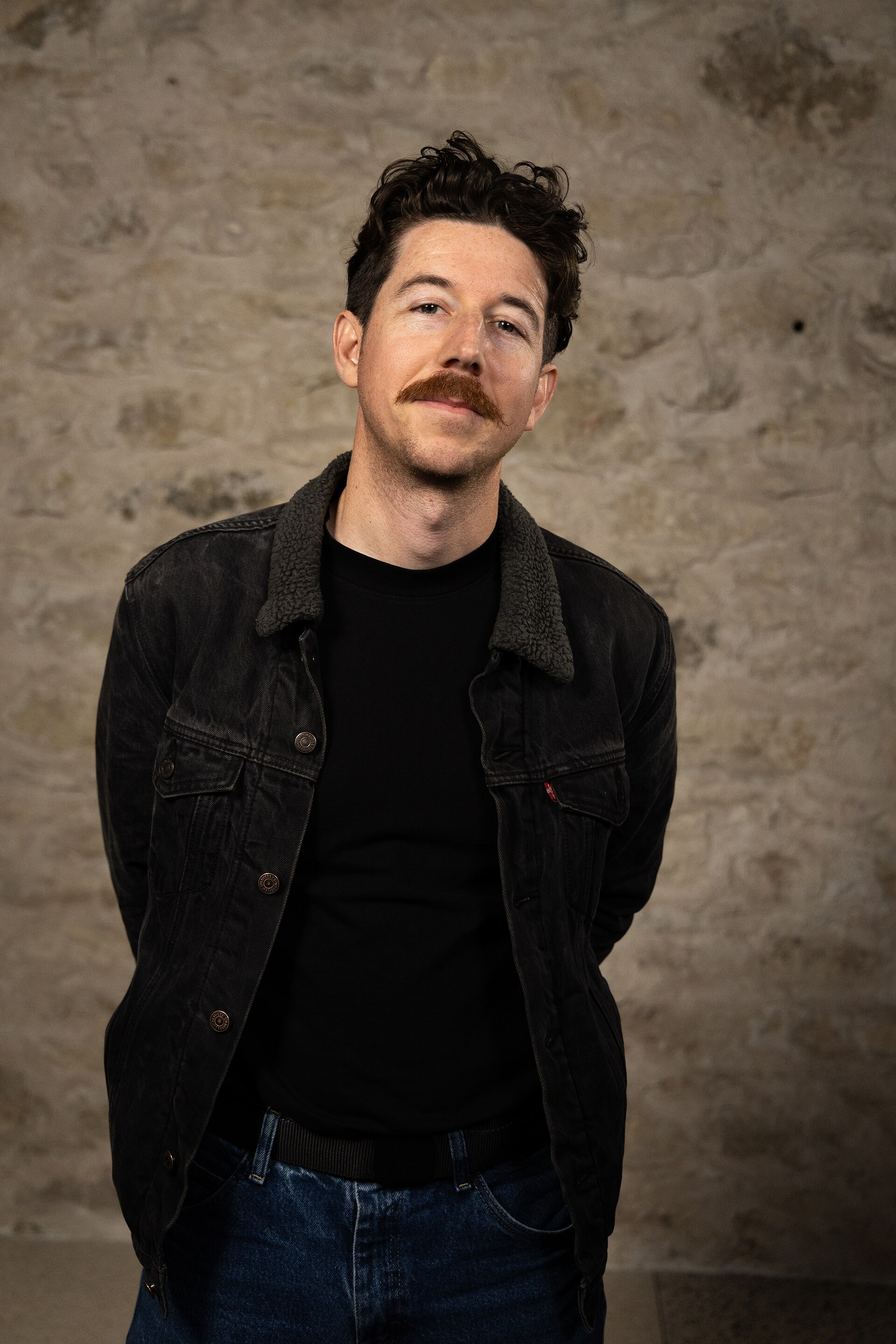 Dustin K Supencheck, Director of Photography, at the WikiPortraits studio at the 2025 SXSW Festival.