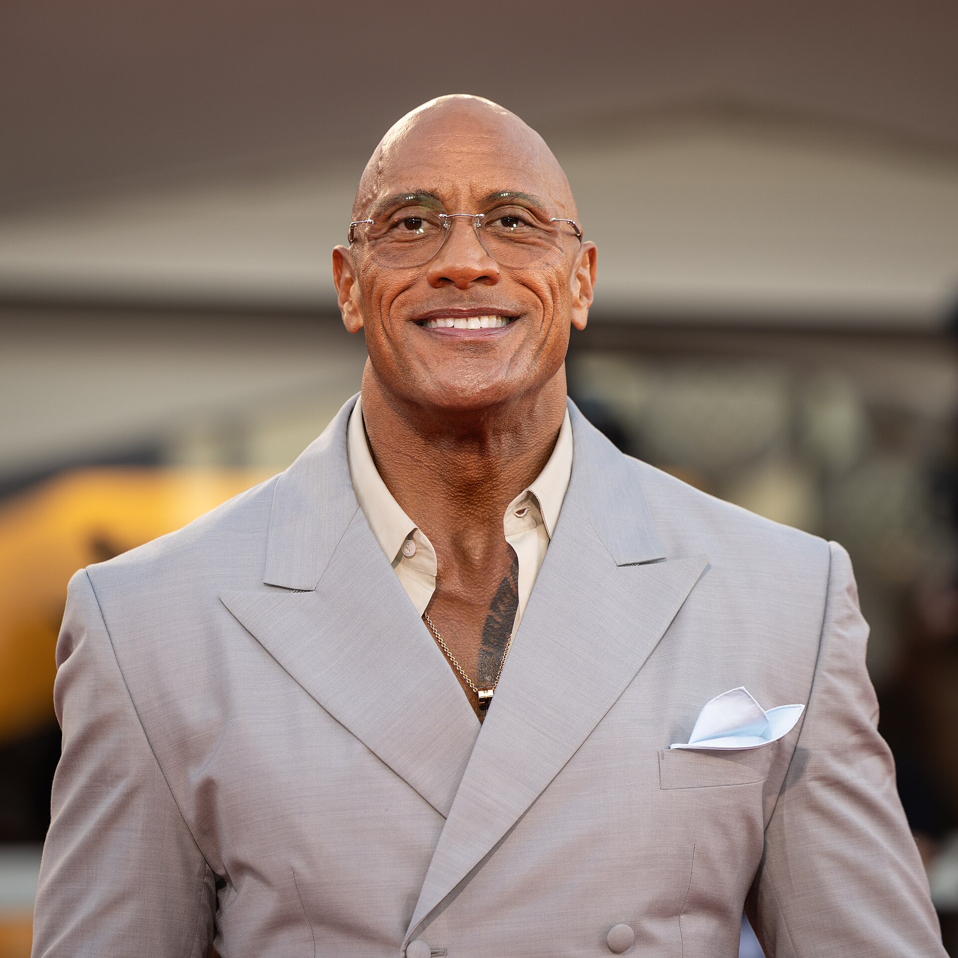 Actor Dwayne Johnson at the 2025 Venice Film Festival