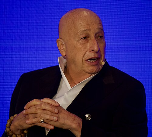 Allan Zeman speaks at The Economist's Tech for Change Conference in Hong Kong (March 12, 2025)