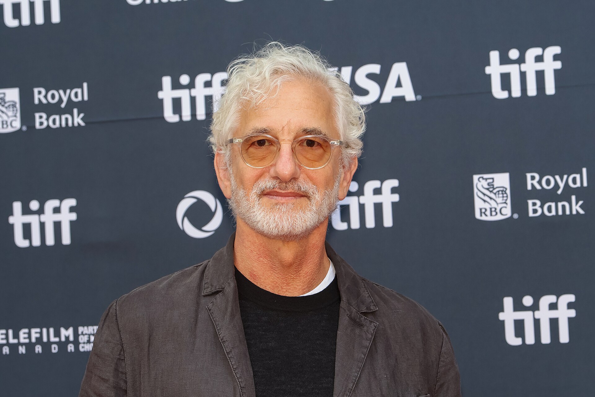 Ed Solomon, screenwriter, at the 2025 Toronto International Film Festival (TIFF) for the movie The Christophers.