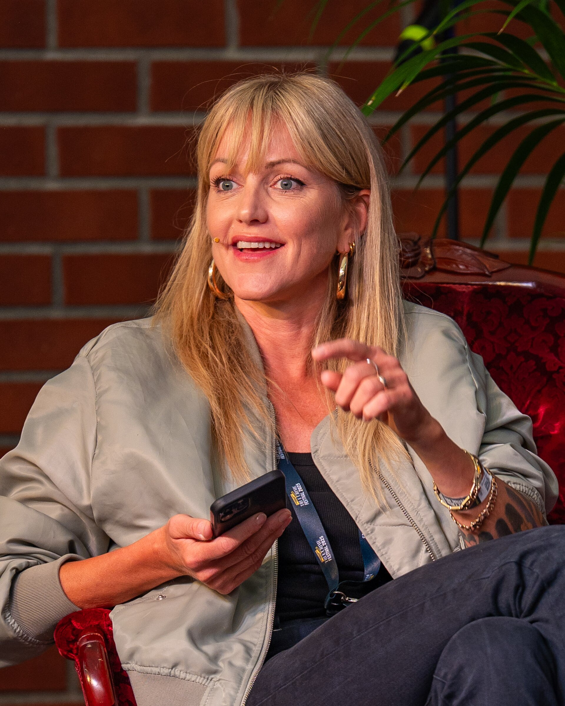 Edda Grjotheim at the True Crime Festival in Arendal, Norway, 2025