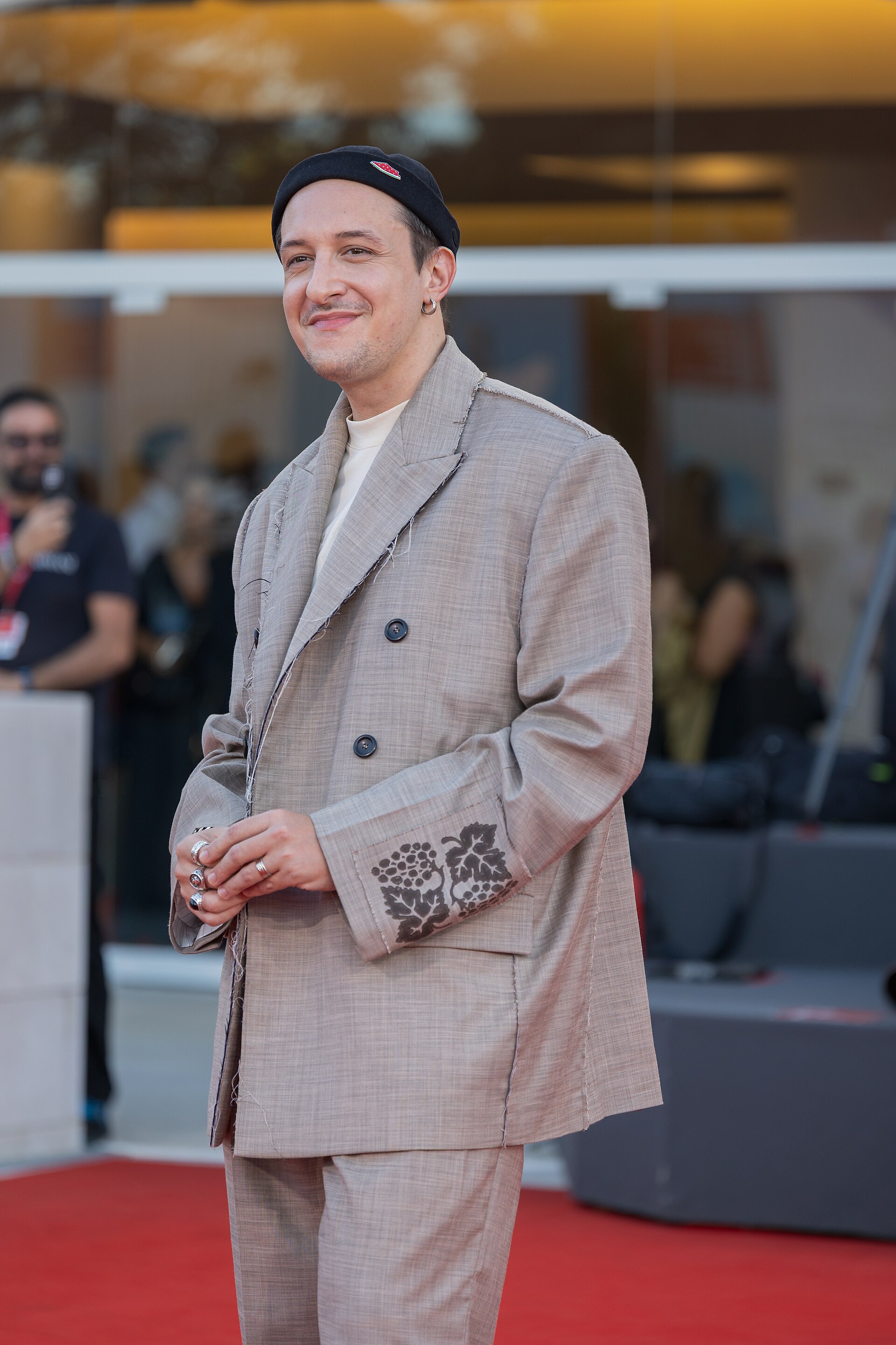 edoardo sorgente, actor, at 82nd Venice International Film Festival in Venice, Italy for the film duse.