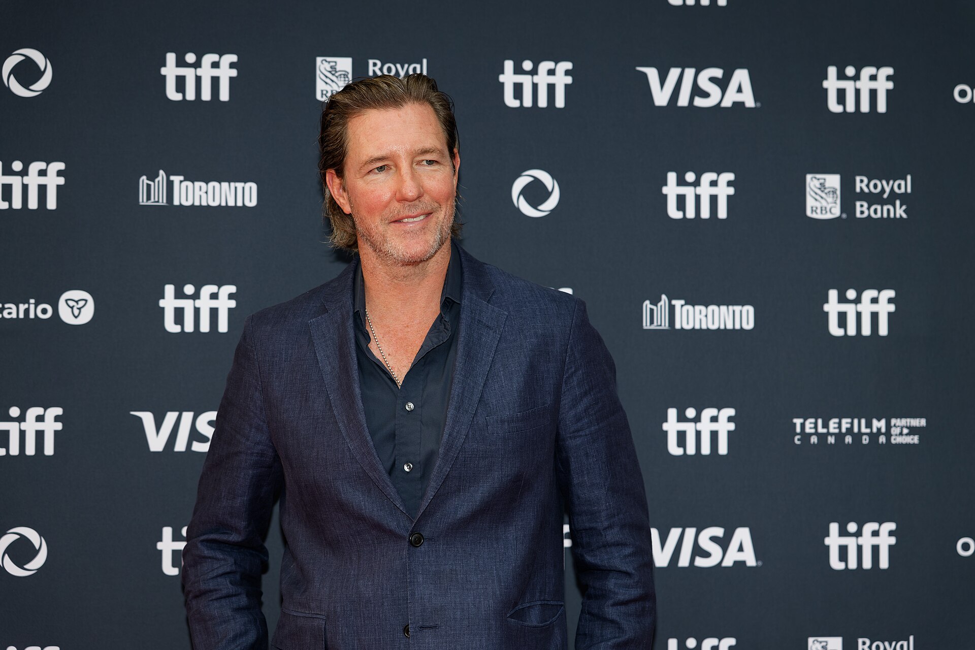 Edward Burns at the 2024 Toronto International Film Festival (TIFF) for the movie Millers In Marriage.