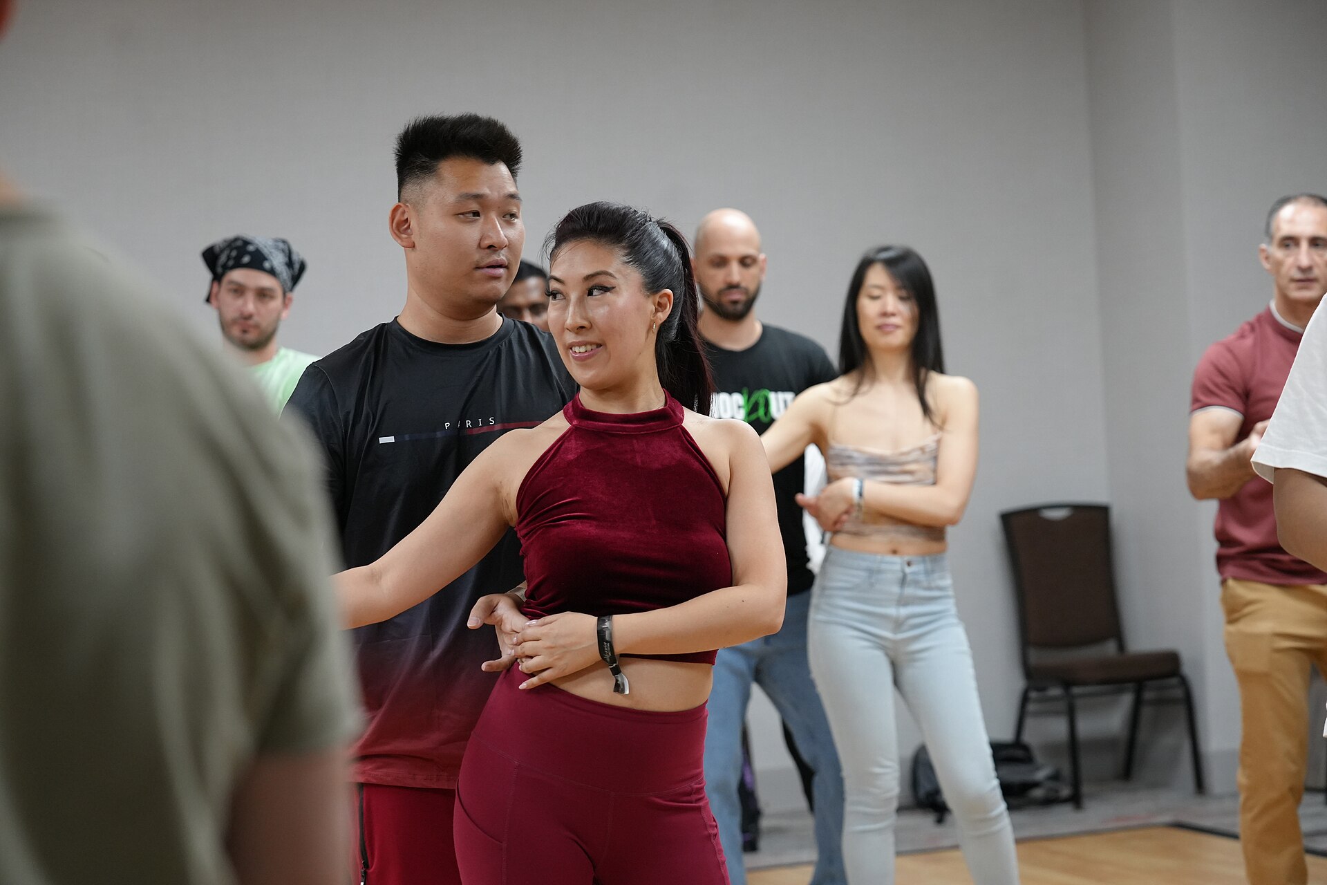 Kristin Yung, dancer & instructor, at California Dance Festival 2025 in Sacramento, California at a class called Bachata.