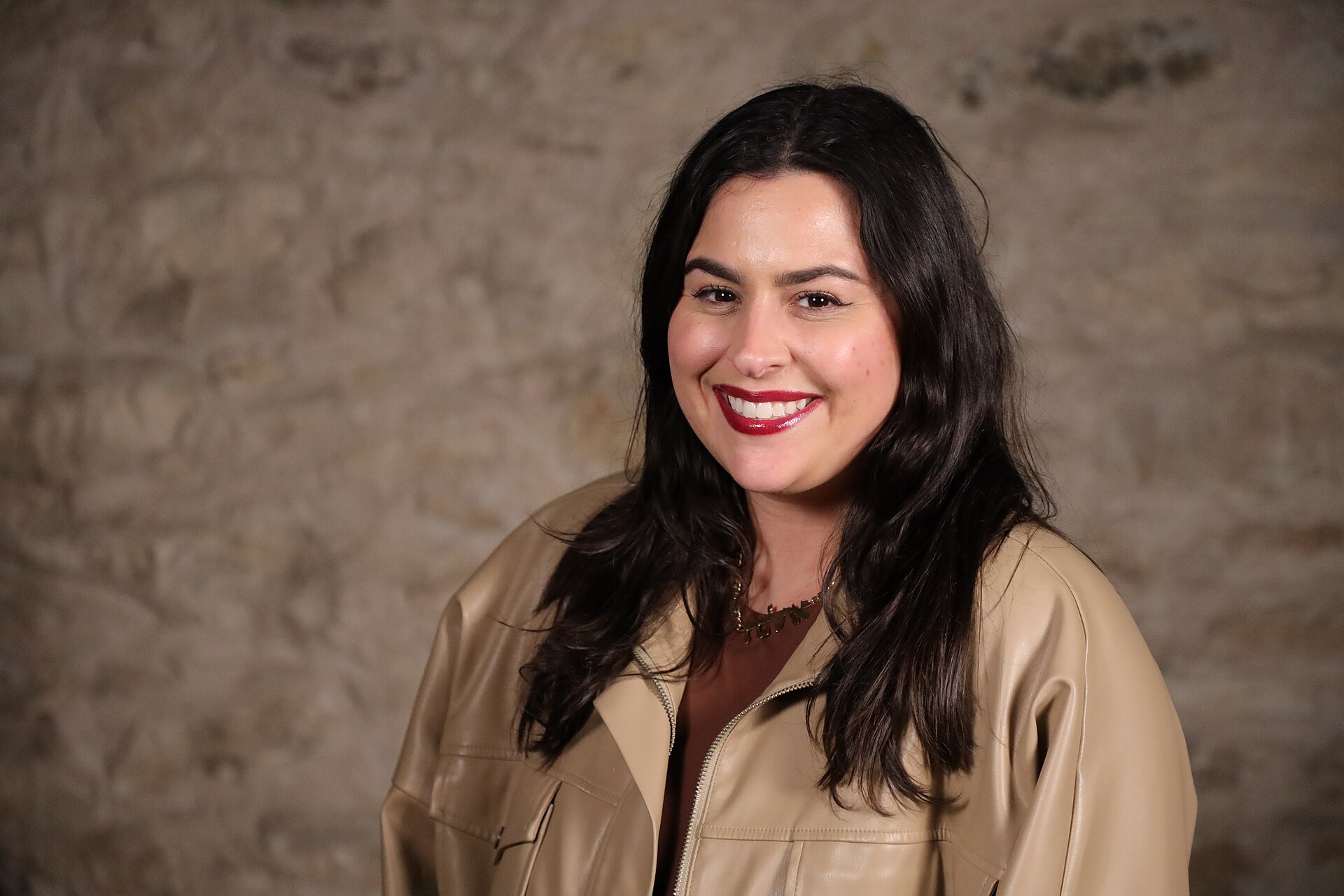 Elana Rubin at SXSW in March 2024. Taken as part of the WikiPortraits project.