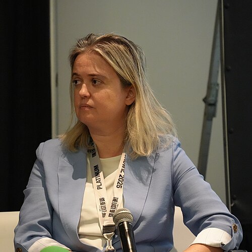 Elena Favilli, Rebel Girls, panel at SXSW 2025 in Austin, Texas. The Power of Storytelling for Climate Action.