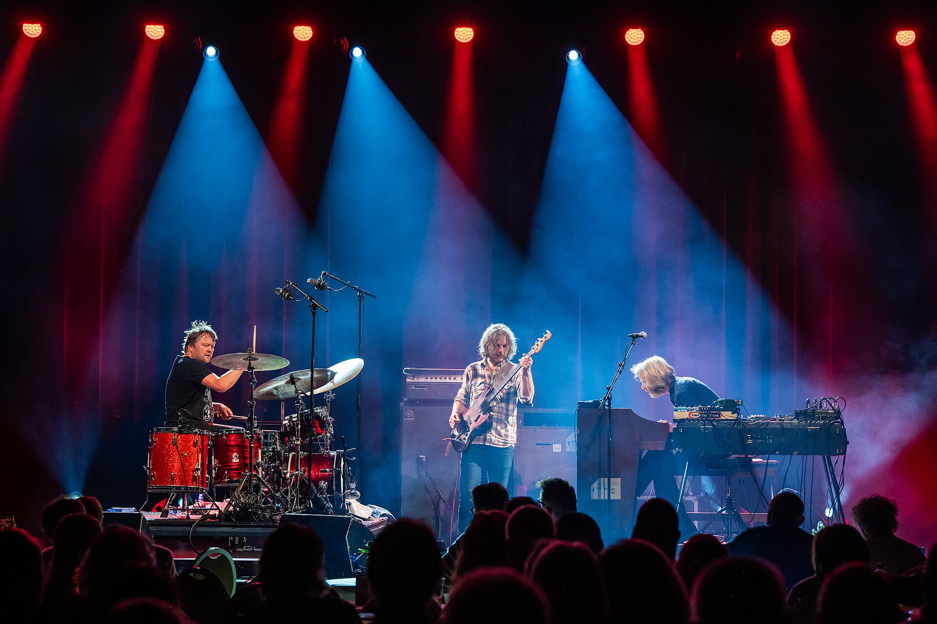 elephant9 performing at Canal Street, Arendal, Norway, 26 July 2023