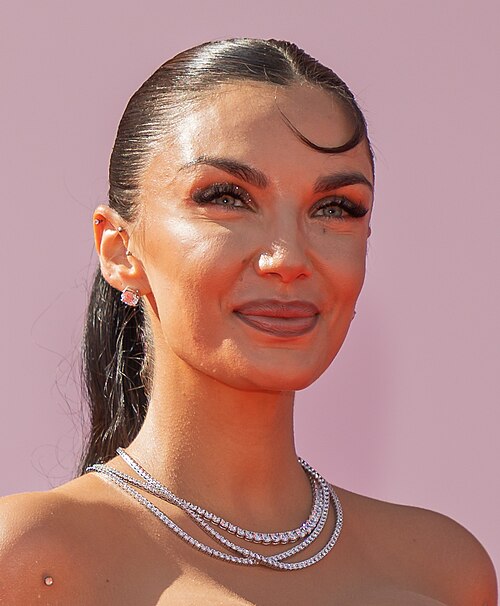 Elettra Miura Lamborghini, Italian television personality, singer and socialite, at 82nd Venice International Film Festival in Venice, Italy for the film .