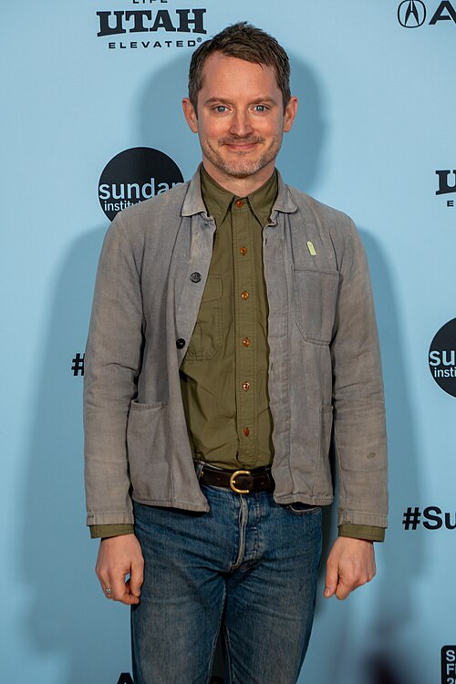 Elijah Wood at the 2025 Sundance Film Festival Visitations Podcast Recording