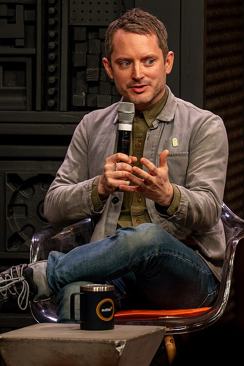 Elijah Wood at the 2025 Sundance Film Festival Visitations Podcast Recording