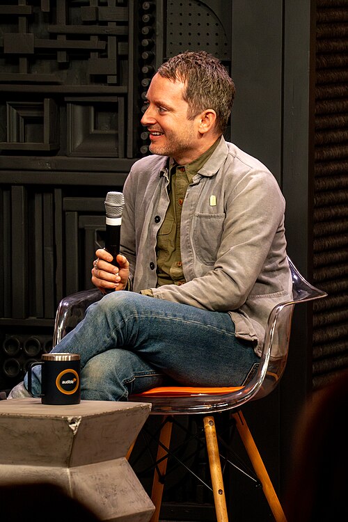 Elijah Wood at the 2025 Sundance Film Festival Visitations Podcast Recording
