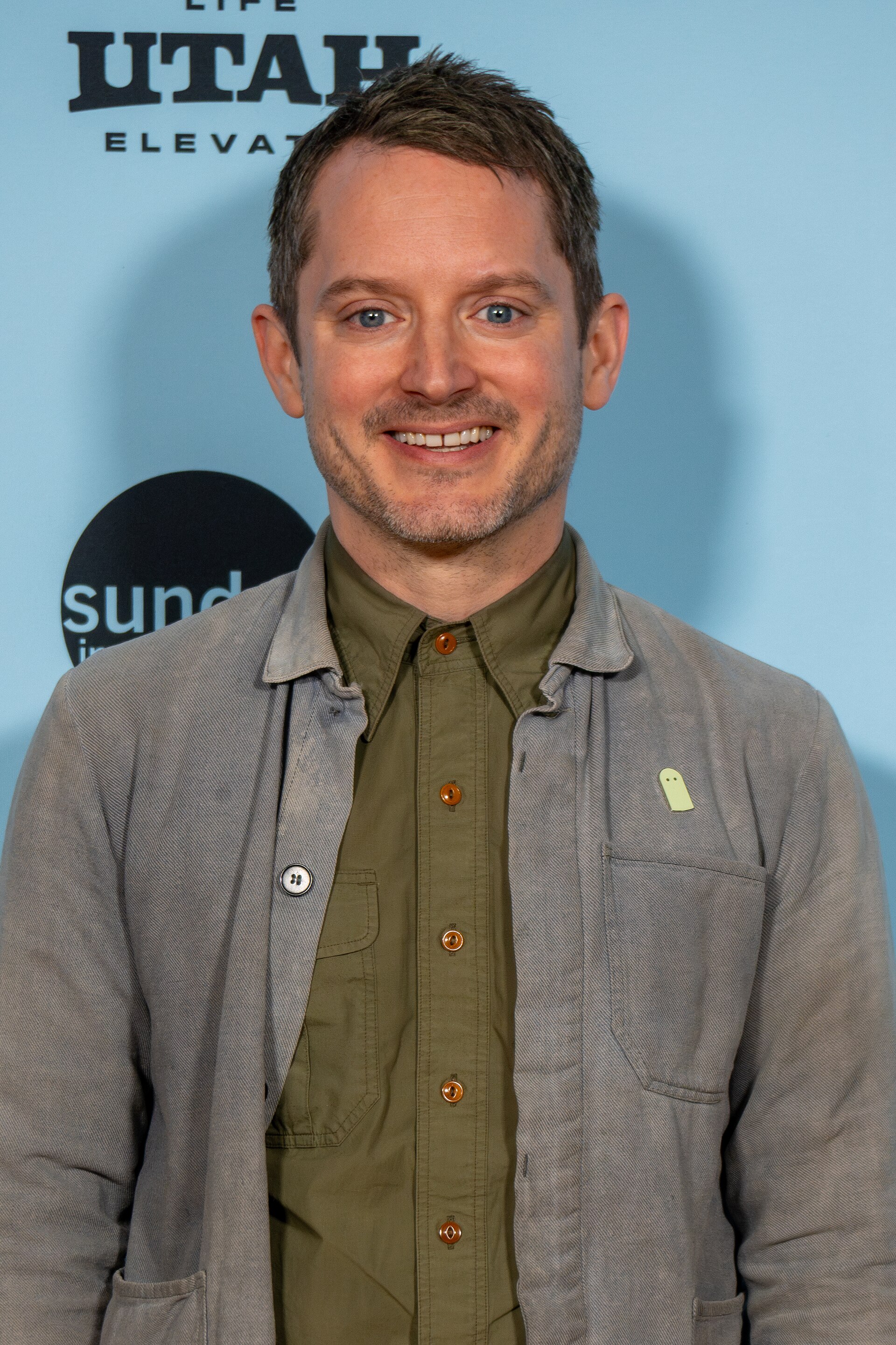 Elijah Wood at the 2025 Sundance Film Festival Visitations Podcast Recording