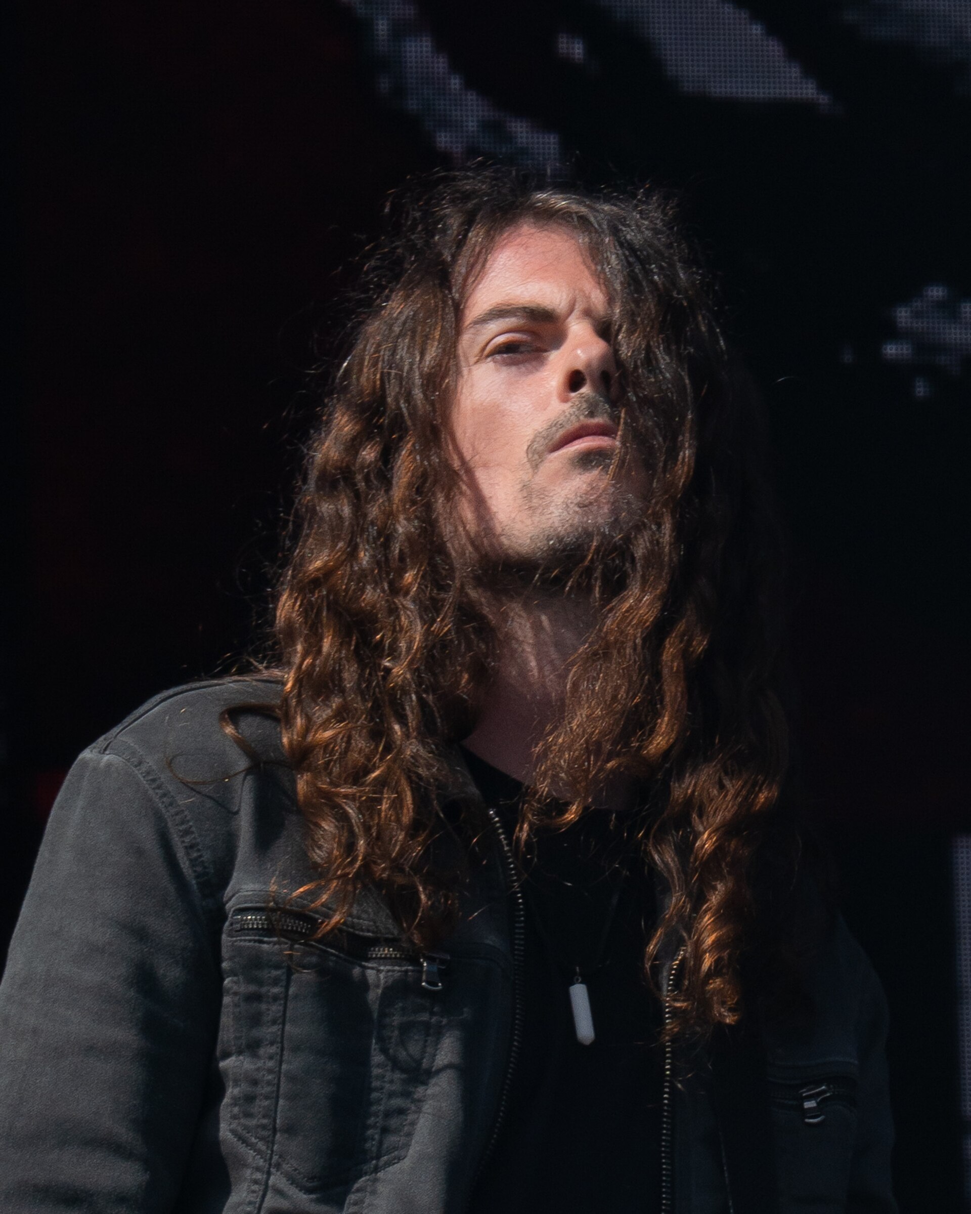 Eliot Lorango with Jerry Cantrell at the 2025 Tons of Rock festival