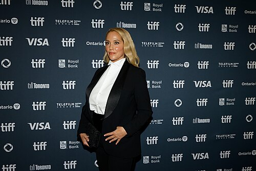 Elizabeth Berkley at the 2024 Toronto International Film Festival (TIFF) for the movie Shell.