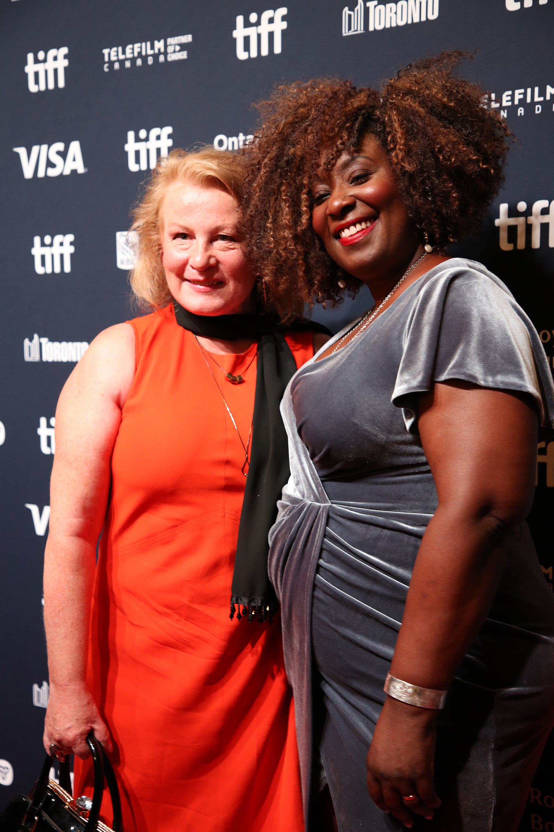 Elizabeth Saunders and Jennifer Holness at the 2024 Toronto International Film Festival (TIFF) for the movie