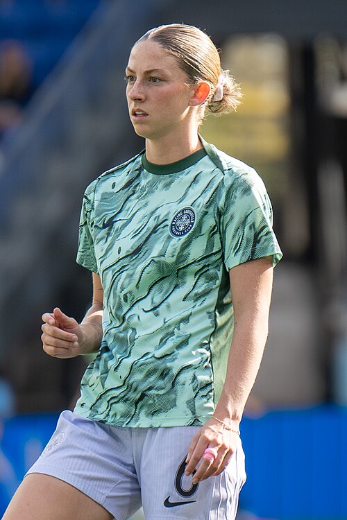 Ella Hase during Gotham FC vs Racing Louisville on Oct 19, 2025