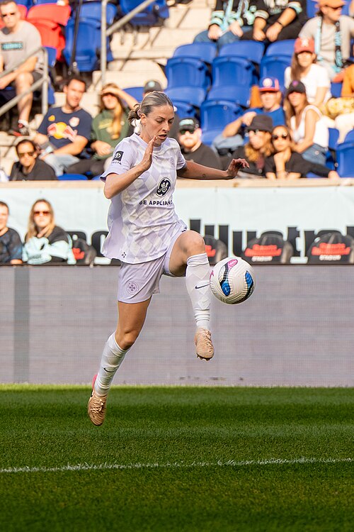 Ella Hase during Gotham FC vs Racing Louisville on Oct 19, 2025