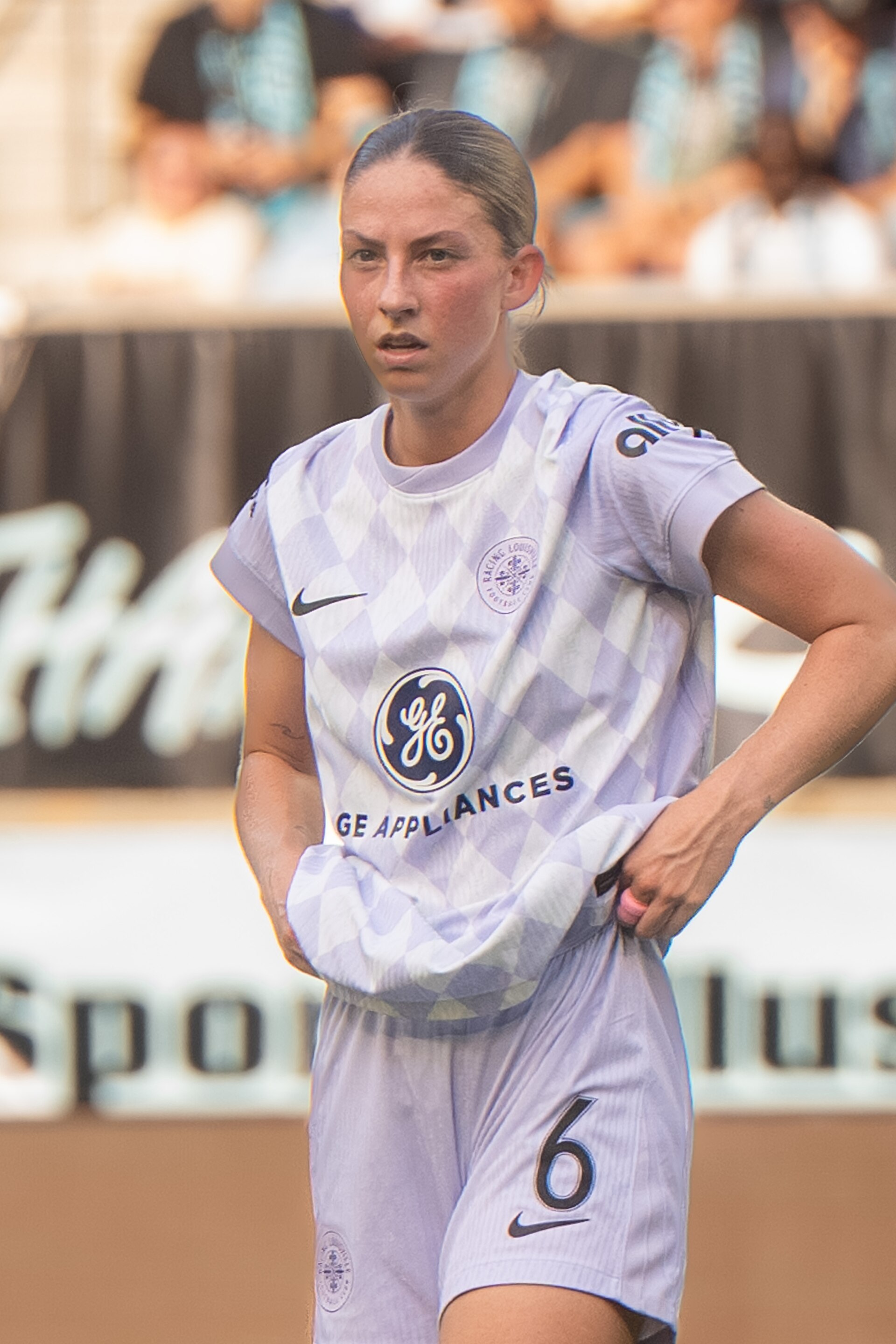 Ella Hase during Gotham FC vs Racing Louisville on Oct 19, 2025