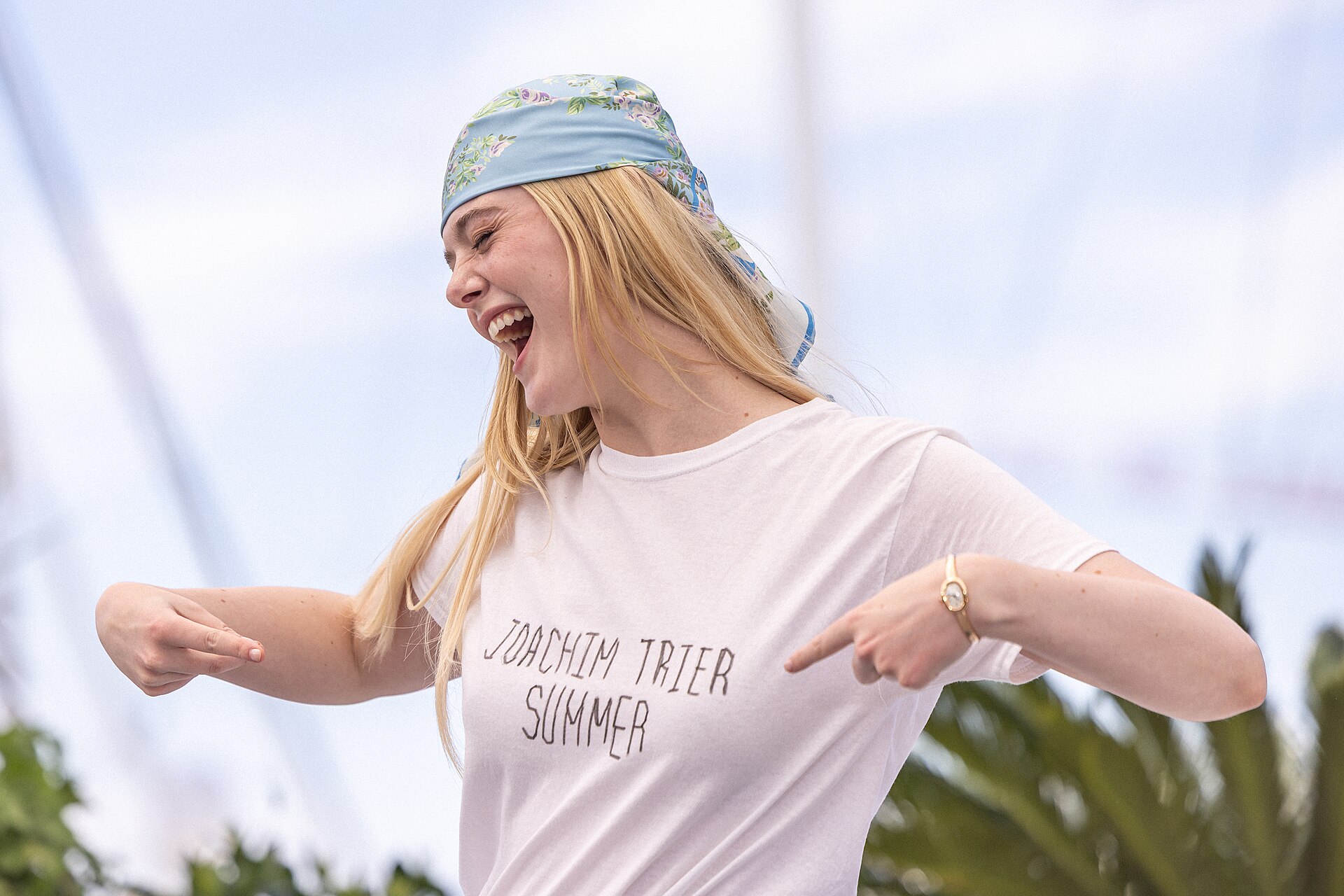 Actress Elle Fanning at the 2025 Cannes Film Festival