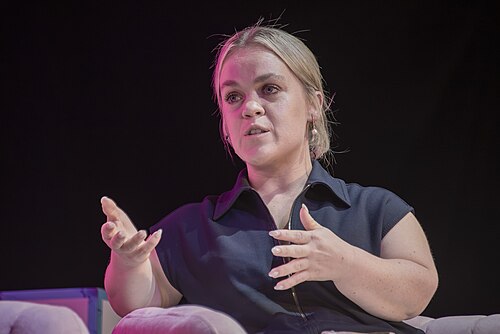Ellie Simmonds, UK, iconic multi medal winning paralympic swimmer, at the SXSW London festival hosted in London, England during June 2025.