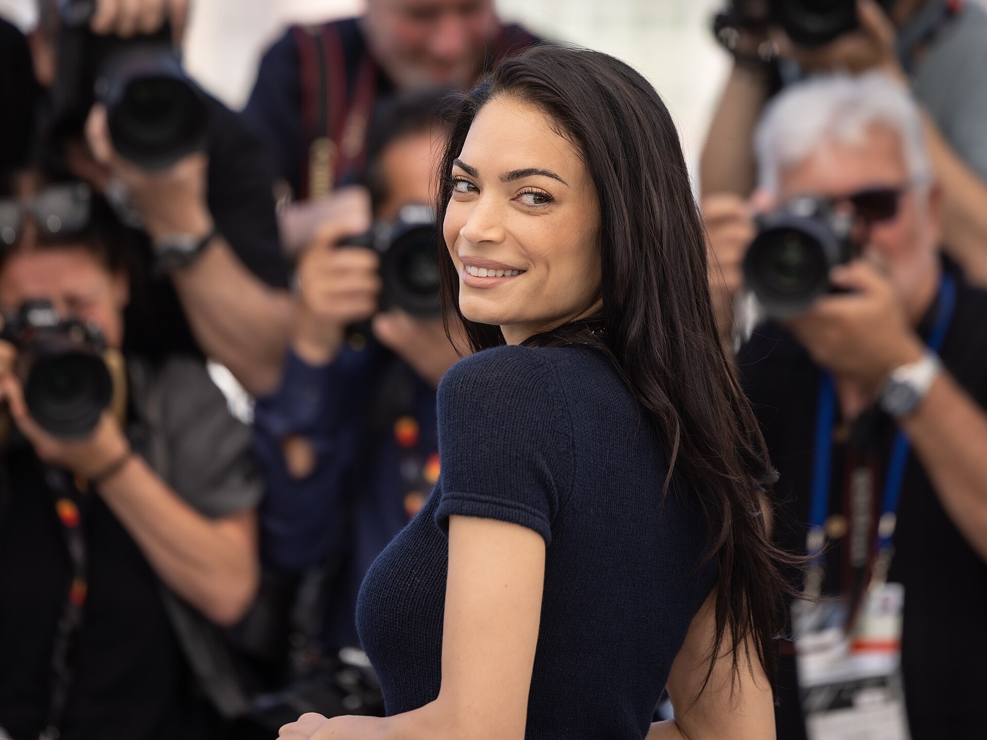 Actress Elodie at the 2025 Cannes Film Festival