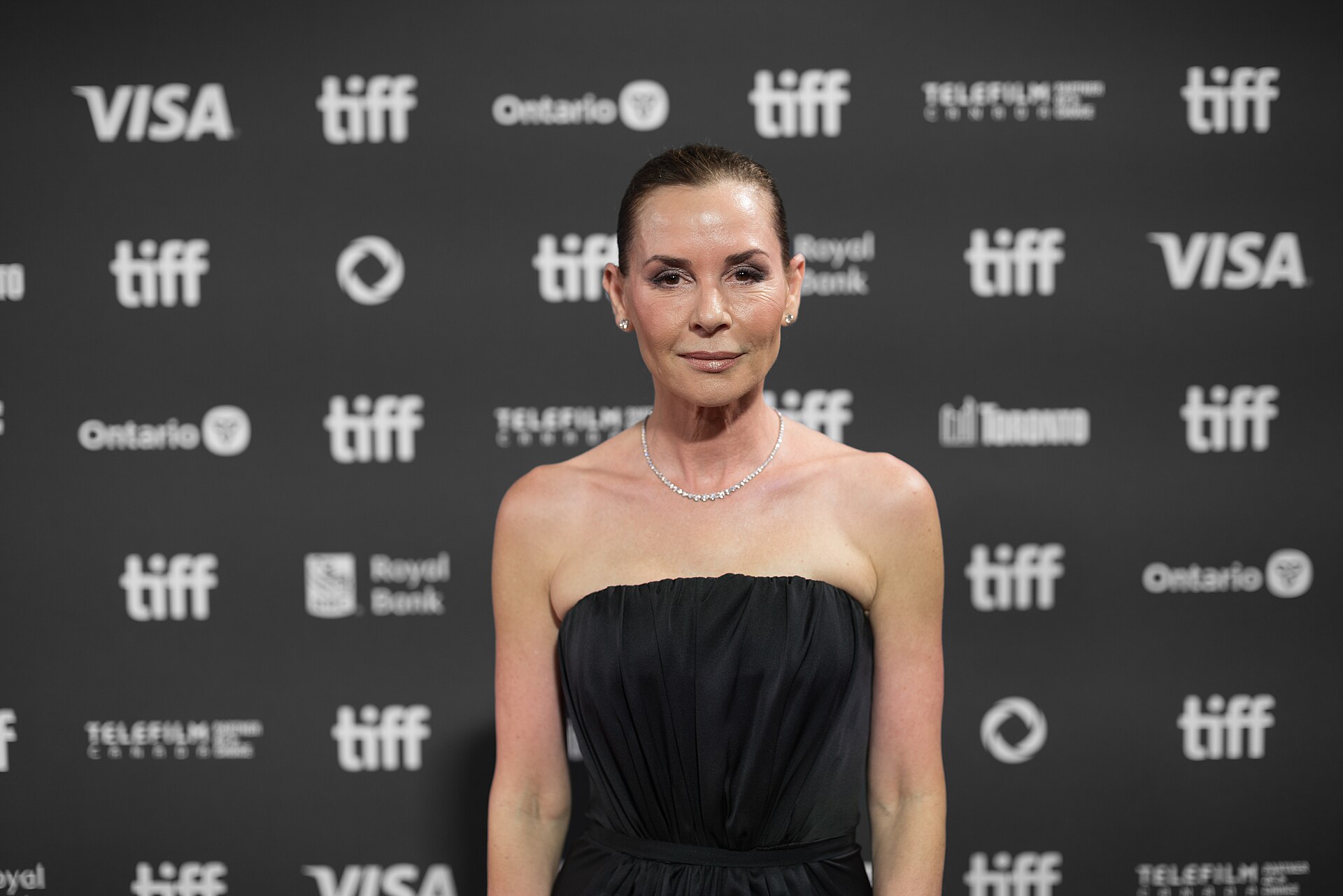 Embeth Davidtz, writer and director of 'Don't Let's Go to the Dogs Tonight', at the 2024 Toronto International Film Festival