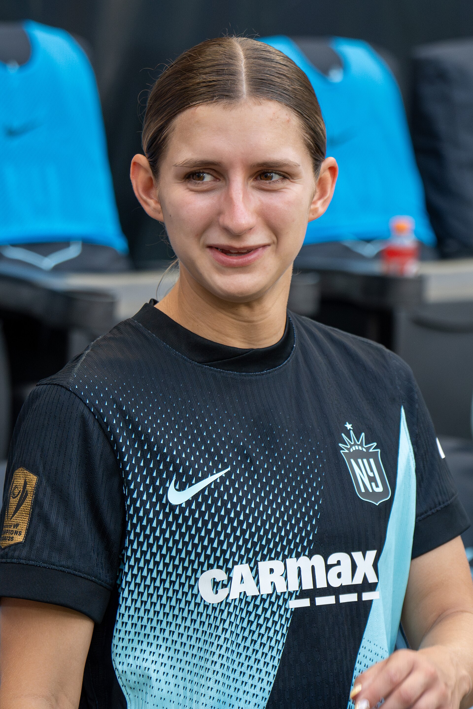 Emerson Elgin during Gotham FC vs Bay FC on 6.21.25