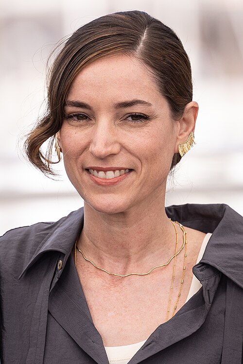 Actress Emilie Lesclaux at the 2025 Cannes Film Festival