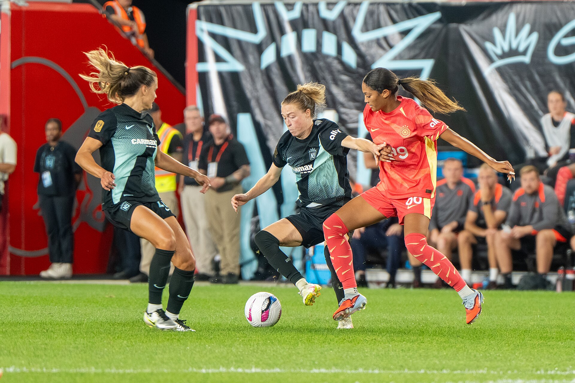 Emily Sonnett during Gotham FC vs Portland Thorns FC on 26 Sep 2025