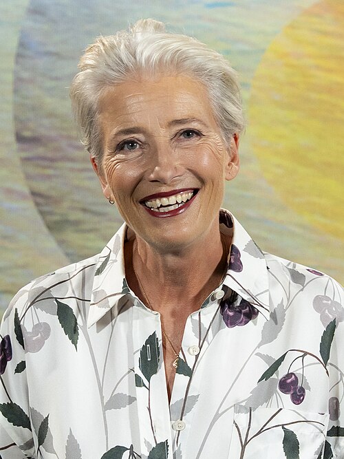 Actress Emma Thompson at the 78th Locarno Film Festival photocall for Dead of Winter