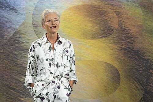 Actress Emma Thompson at the 78th Locarno Film Festival photocall for Dead of Winter